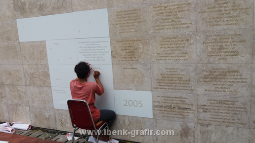 Grafir Dinding (Tembok abadi Taman Makam Pahlawan)